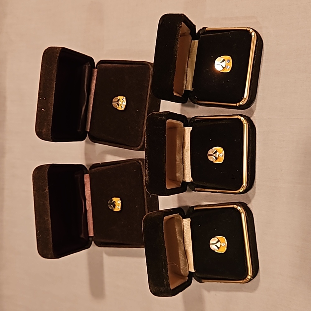 Rockwell International Service Lapel 10K Tie Pin Lot